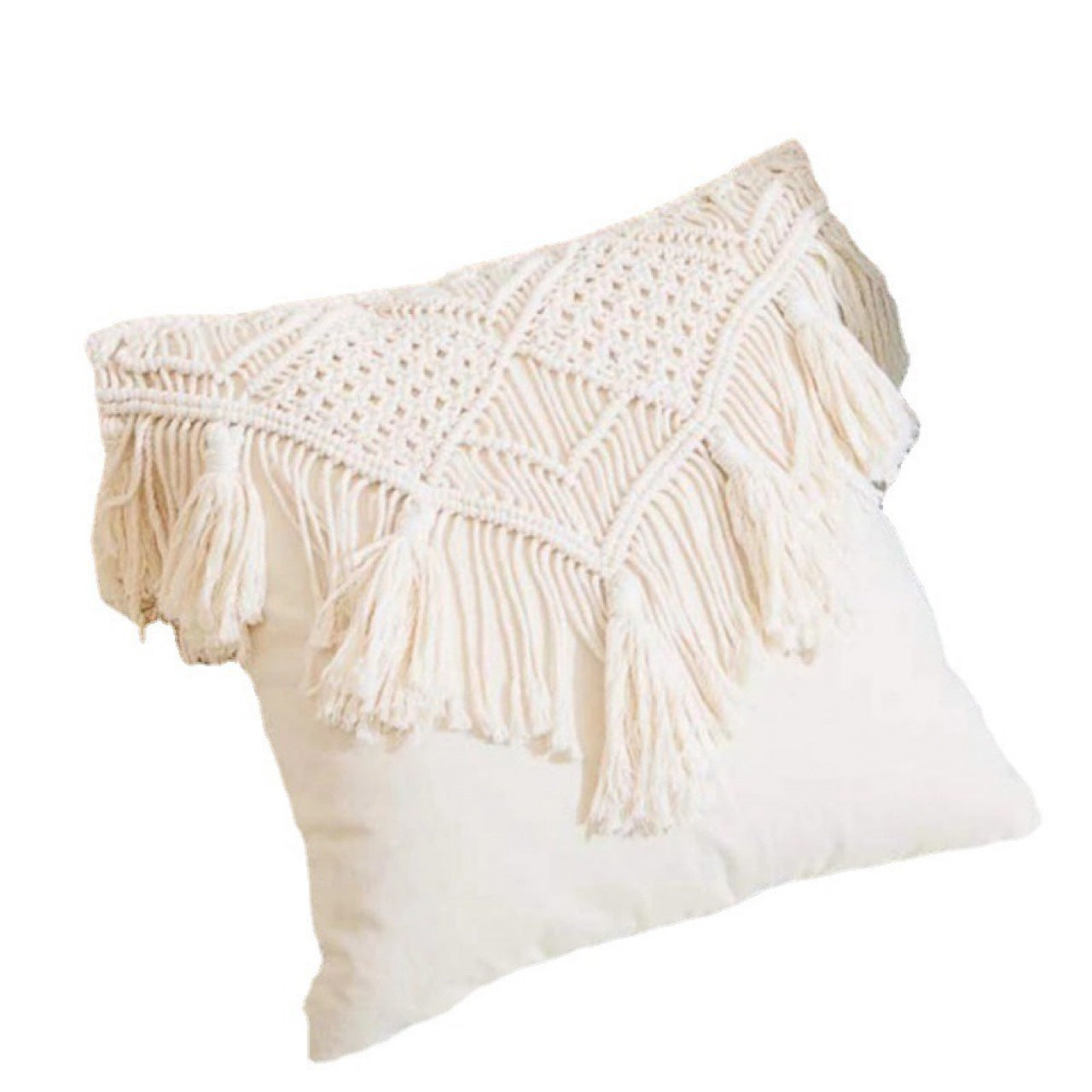 Couvercle de canapé en coton tissé en corde