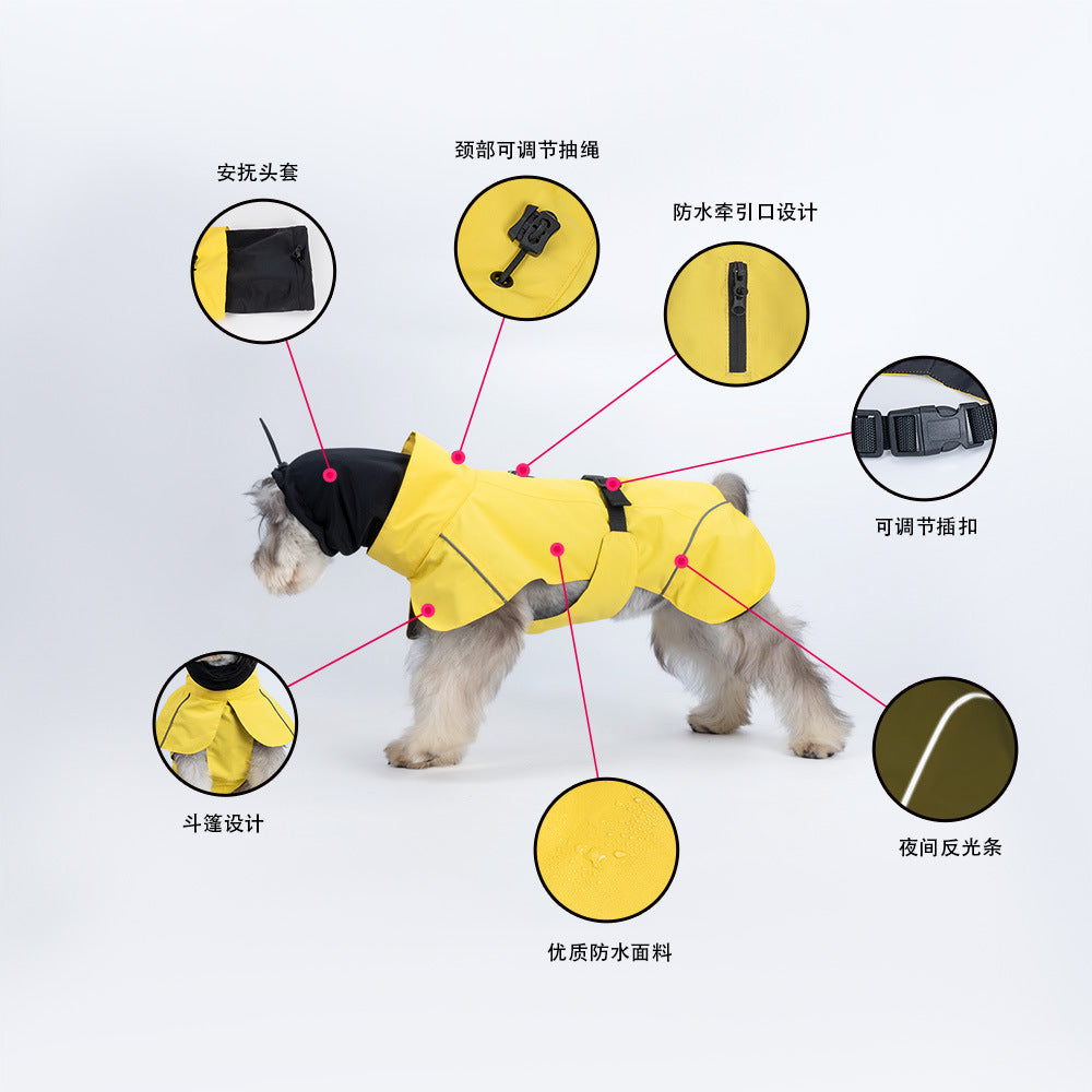 Chien d'animaux de compagnie Petits et moyens chiens imperméables Universal Poncho