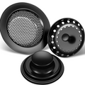 Sink Filter-Black-201 Stainless Steel-12*12cm-3 pcs-1 Set