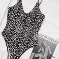 Sexy Leopard-Imprimer Bikini à une pièce pour femmes