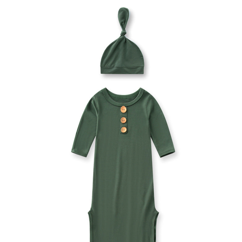 Bamboo Fiber Knotted Baby Body Combinaison