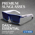 Lunettes décoratives carrées sans cadre de mode - Design d'inlay en Strass - Hommes et Femmes