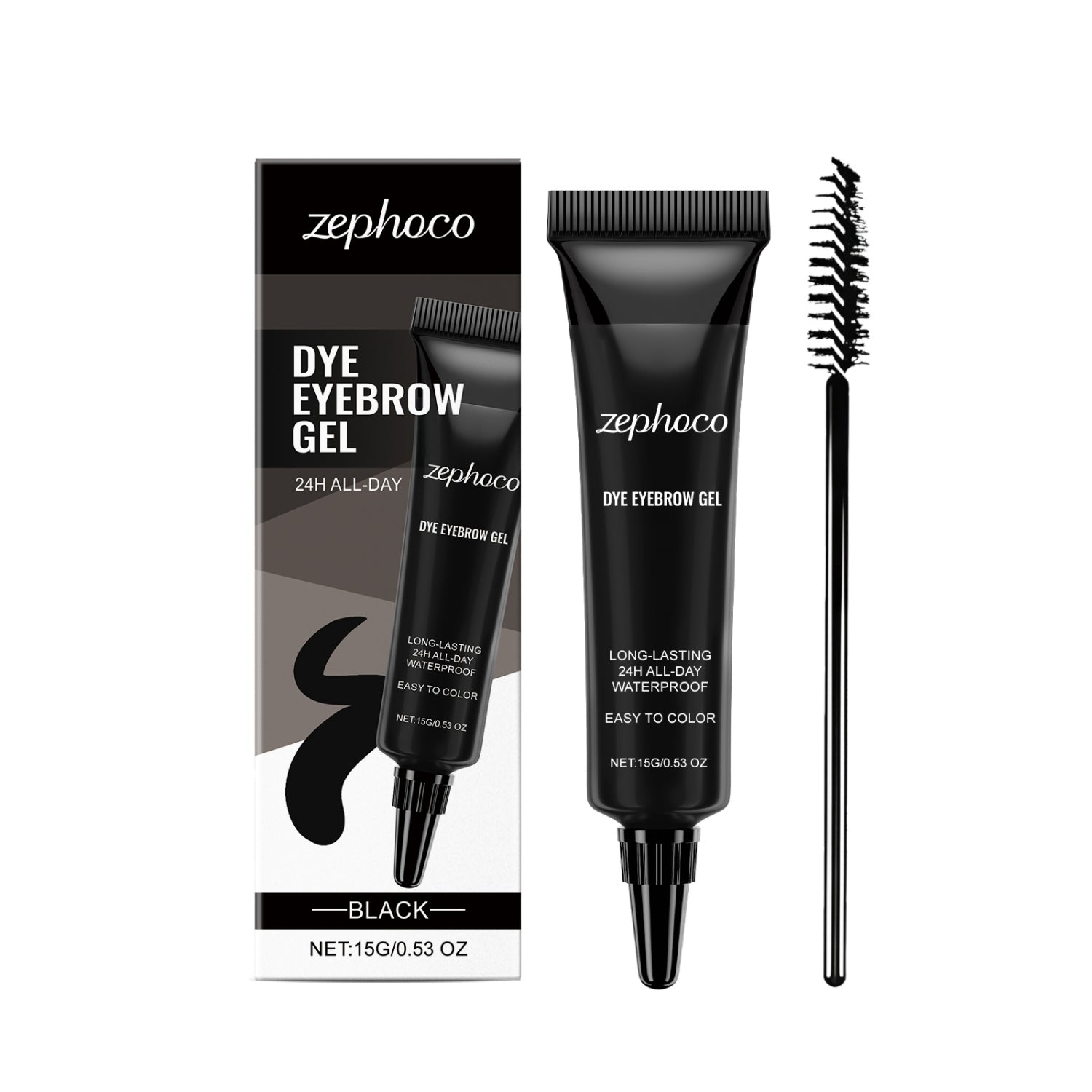 Crème de teinture des sourcils résistant à l'eau