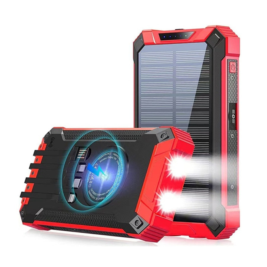 Outdoor Solar Wireless High-Capacity Power Bank
