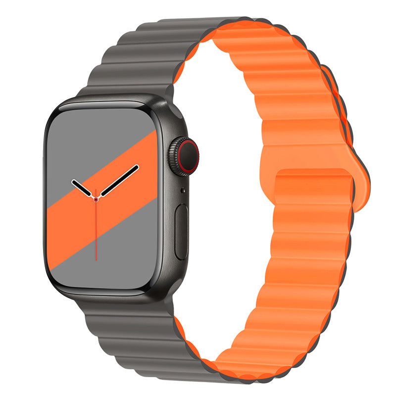Bracelet de montre magnétique en silicone bande