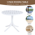 Été - 4-Pack Chaises de bloc de couleur rayé moderne - Siège PP étanche et jambes en métal robuste