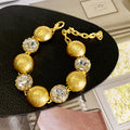 Collier d'or élégant et léger pour femme Chaîne de clavicule d'antique moyen