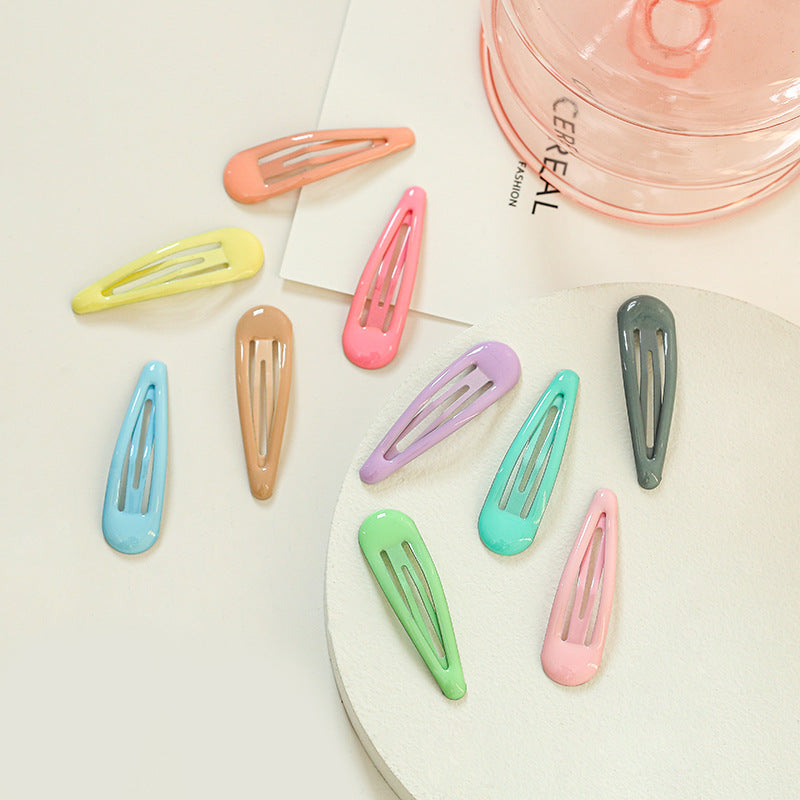 En forme de goutte Clip Paint Epoxy Femme BB Clip Coiffure épingle