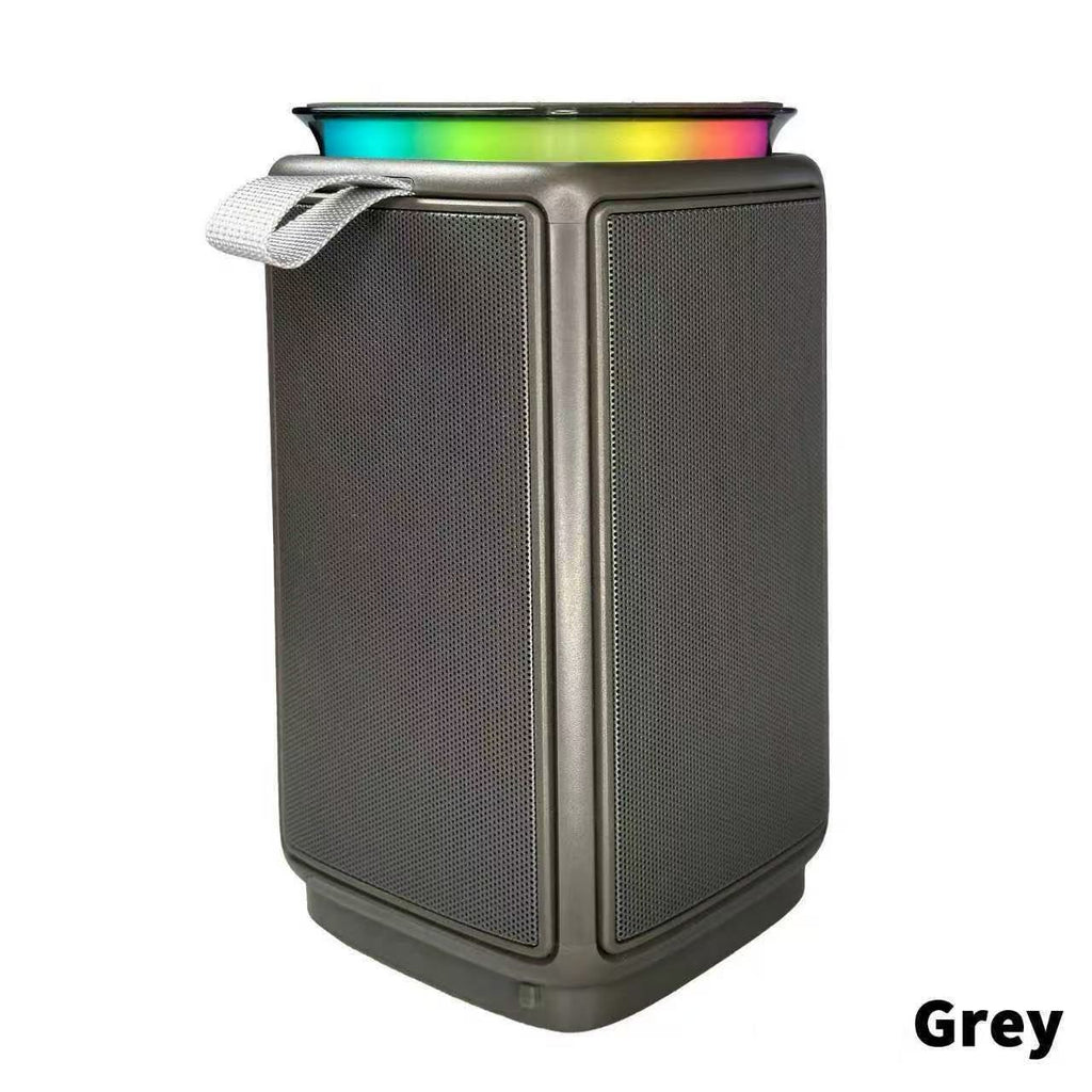 KP-562 Mini haut-parleur Bluetooth portable Subwoofer double aimant RGB éclairage sans fil carte TF