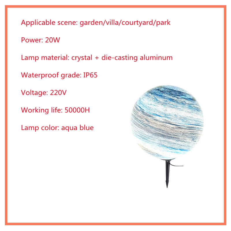 Solar pelouse extérieur étanche Villa Garden Grass lampe de terre