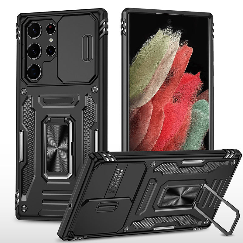 Bracket de bague de fenêtre coulissante Étui de téléphone multifonctionnel