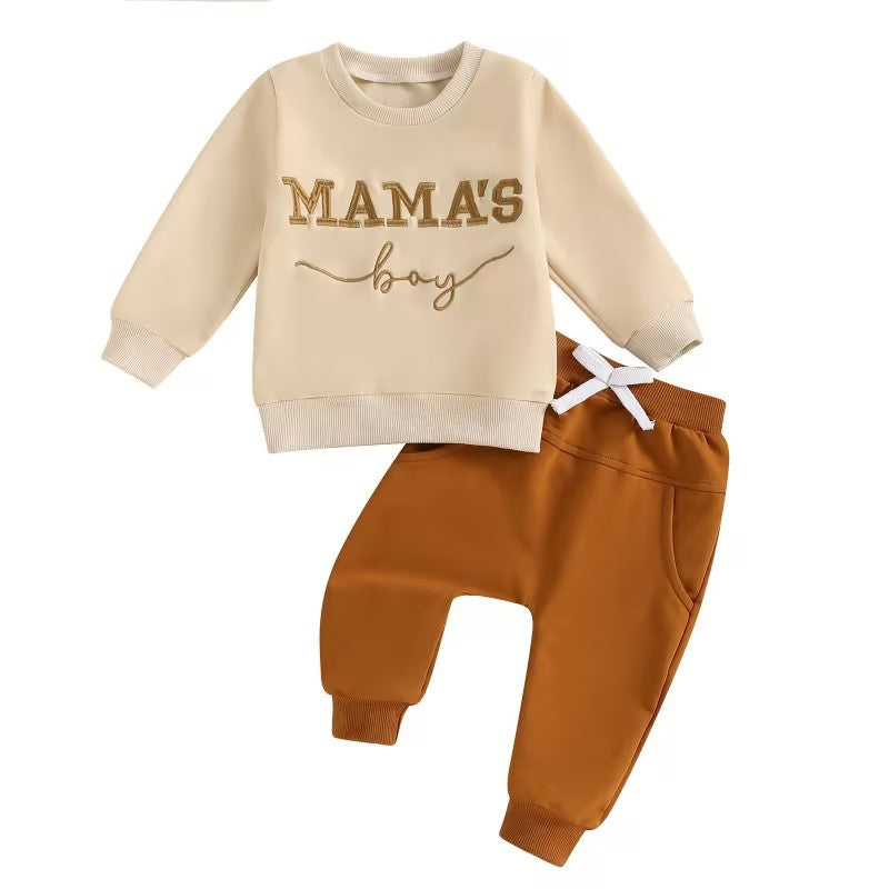 Springautumn Manches longues et pantalons longs Ensemble de deux pièces