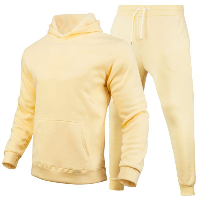 Ensemble de hoodies de couleur solide polyvalente pour femmes