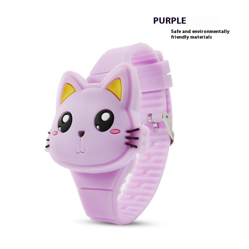 Epoxy LED Cartoon Enfants Montre