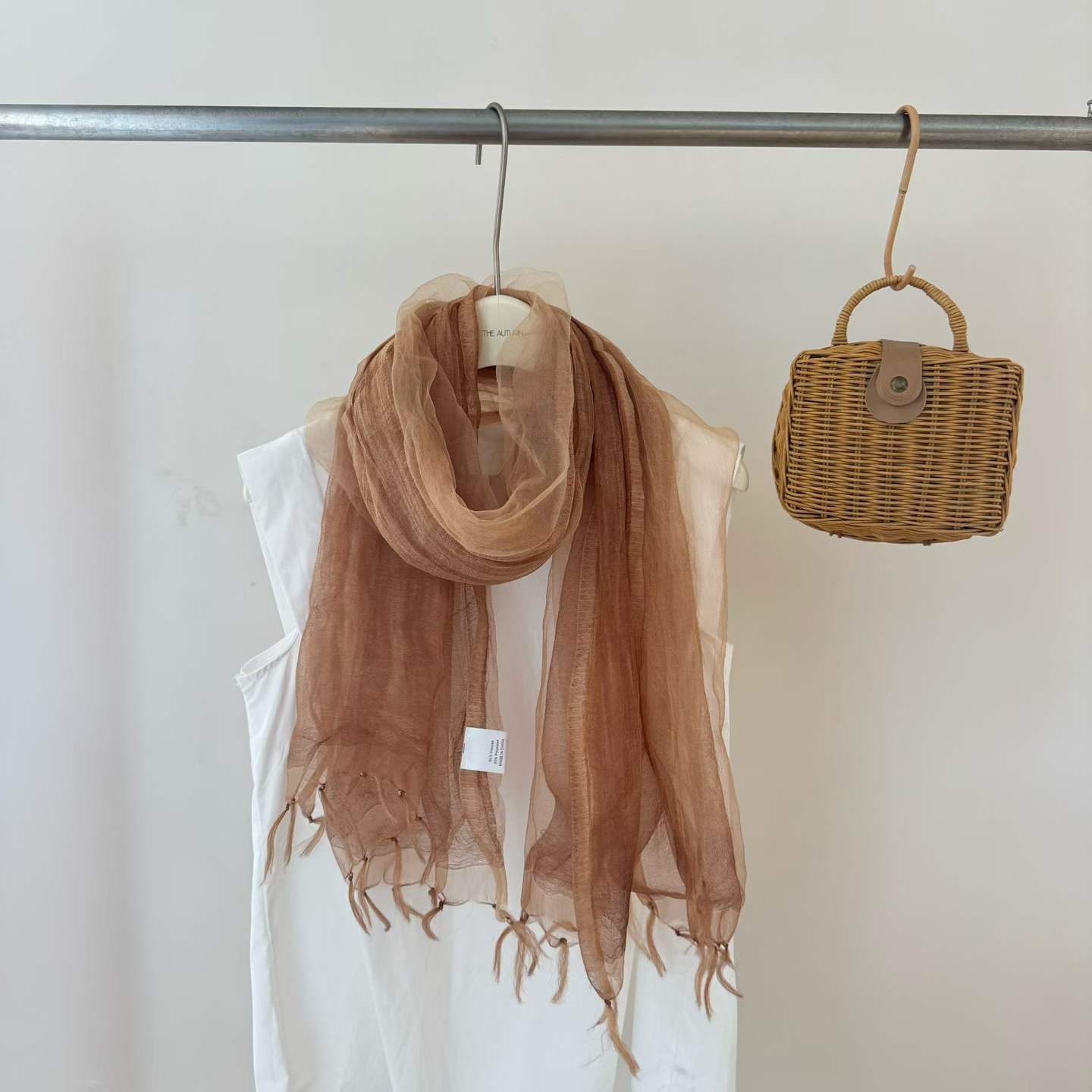 Écharpe féminine mince d'Organza Chal