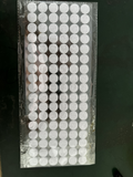Boîte adhésive Velcro-White-15mm-102 paires-1