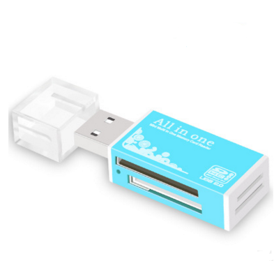 Multi en un lecteur de carte Mini polyvalent SDTF Caméra de téléphone portable Carte mémoire USB universelle