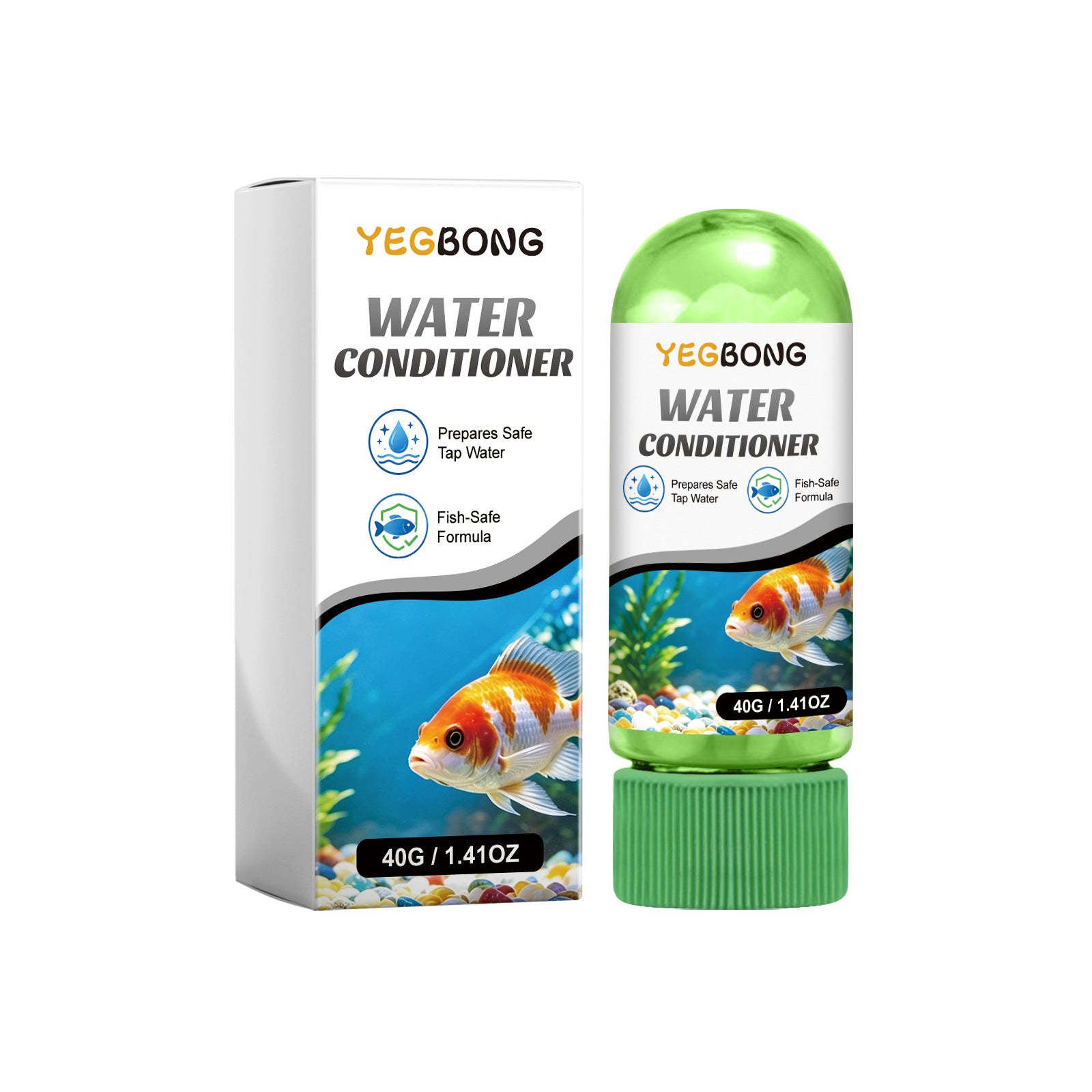 Agent de purification de l'eau du réservoir de poisson Nettoyage des impuretés du réservoir de poisson Clarification de l'eau Quali