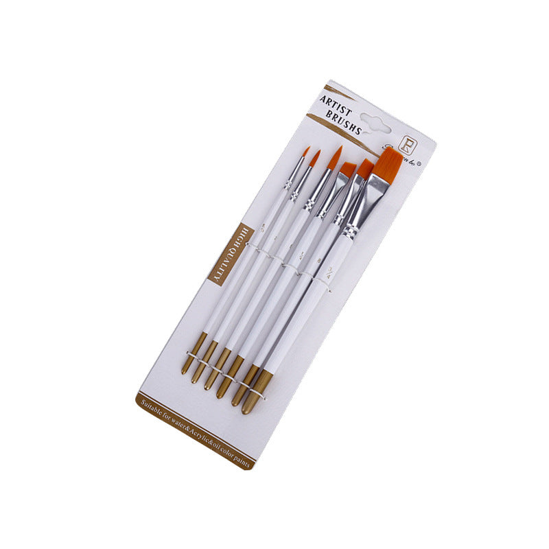 Set de 6 pinceaux acryliques aquarelle