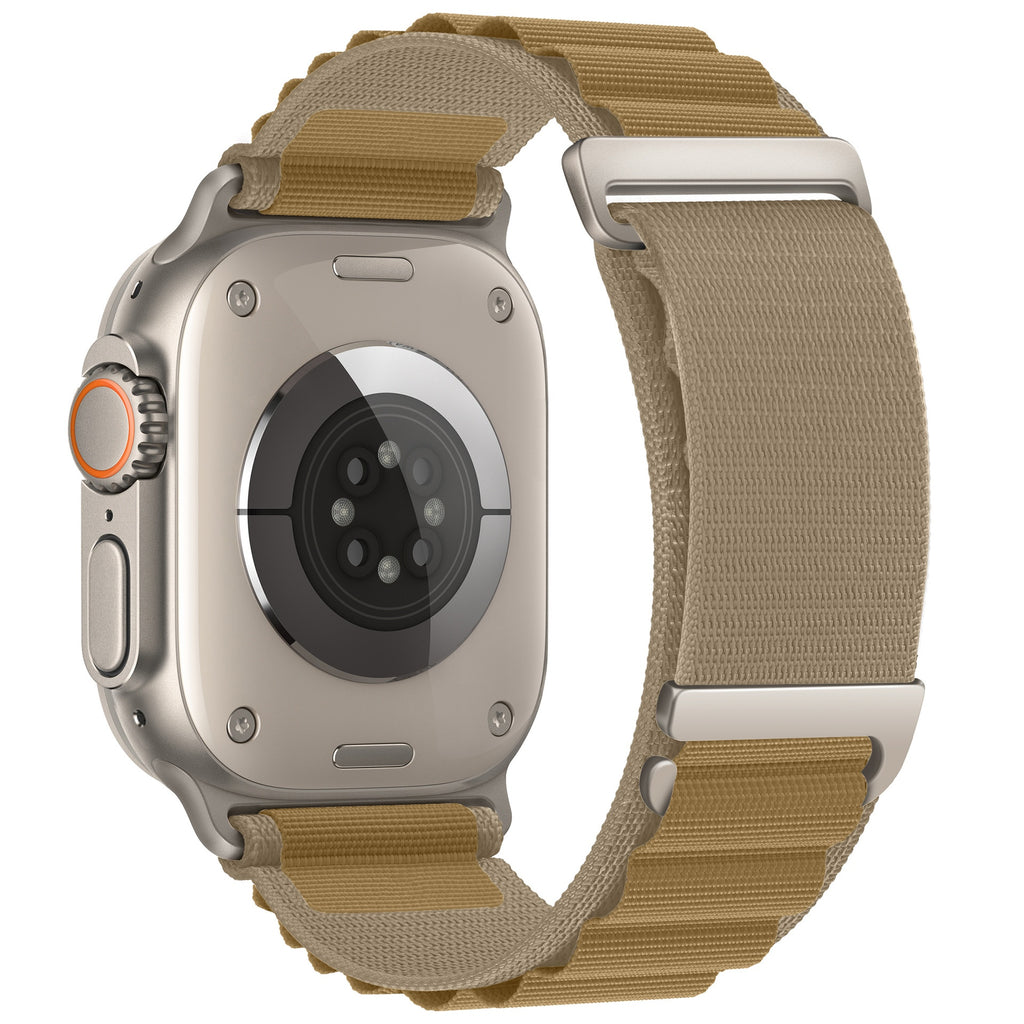 Bracelet de montre avec deux sections de la boucle de nylon haute montagne