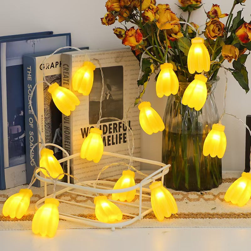 LED coloré Fruit Stall Camping Atmosphère Chaîne d'éclairage