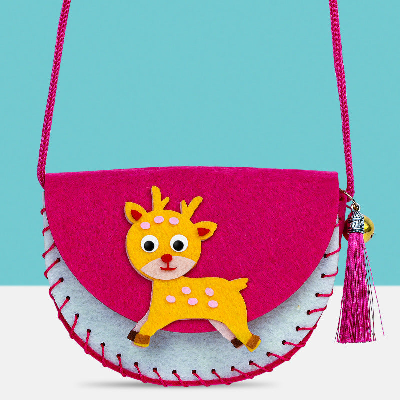 Caricature Non-tissé Sac Pâte de maternelle Package de matériel Jouets éducatifs