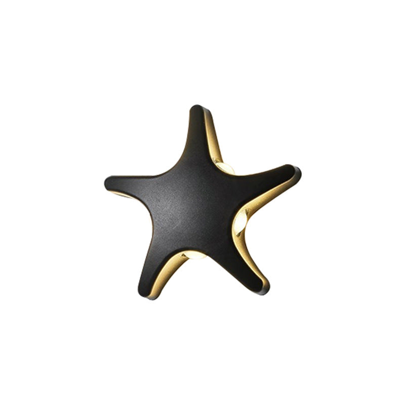 Outdoor Waterproof Starfish Made Corridor Aisle Chambre Fond Mur Décoration Mur La