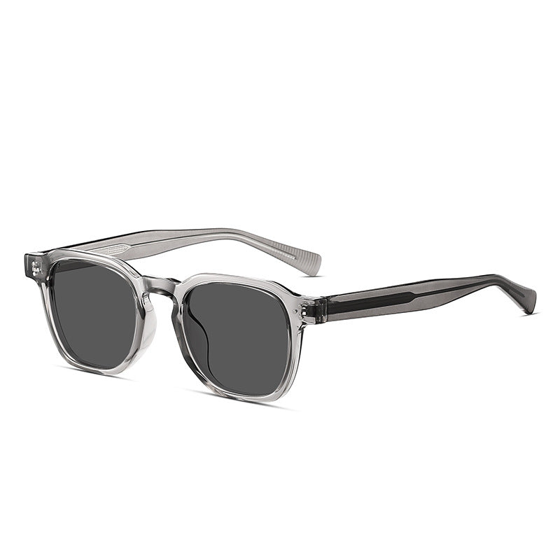 Lunettes de soleil rétro polygonales pour hommes et femmes