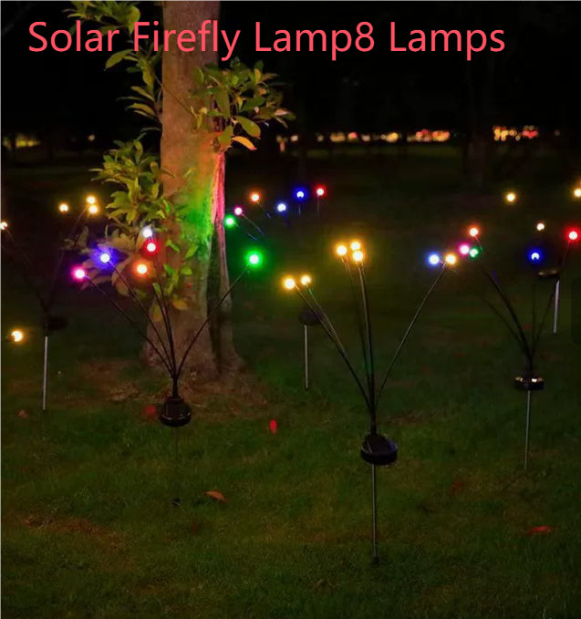 Double-mode Extérieur Solar Pneumatic Couryard Jardin Atmosphère pelouse Respirer FeuFly Groun
