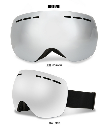 Lunettes de ski, Lunettes de neige de sports d'hiver avec protection UV anti-buée pour les hommes Femmes