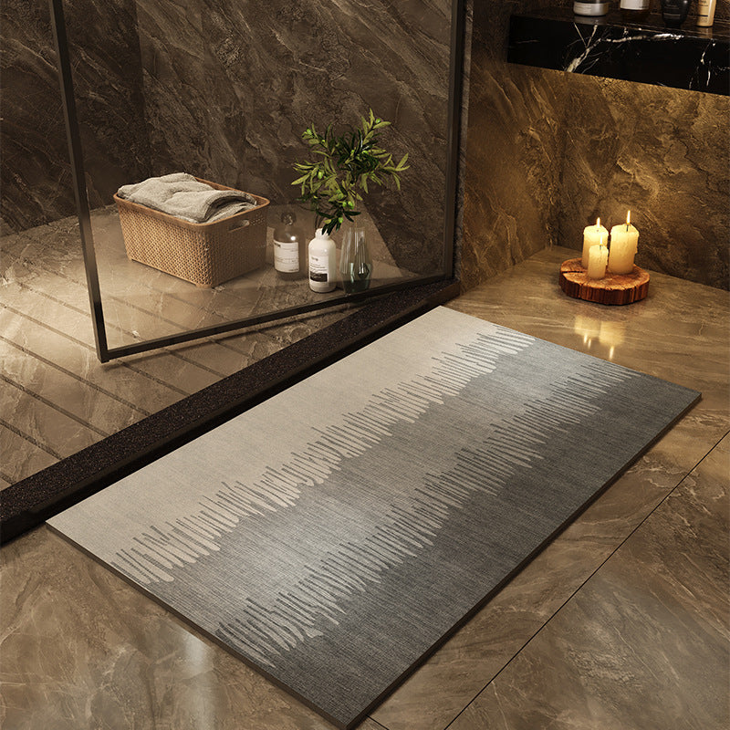 Tapis de salle de bains imprimé à séchage rapide