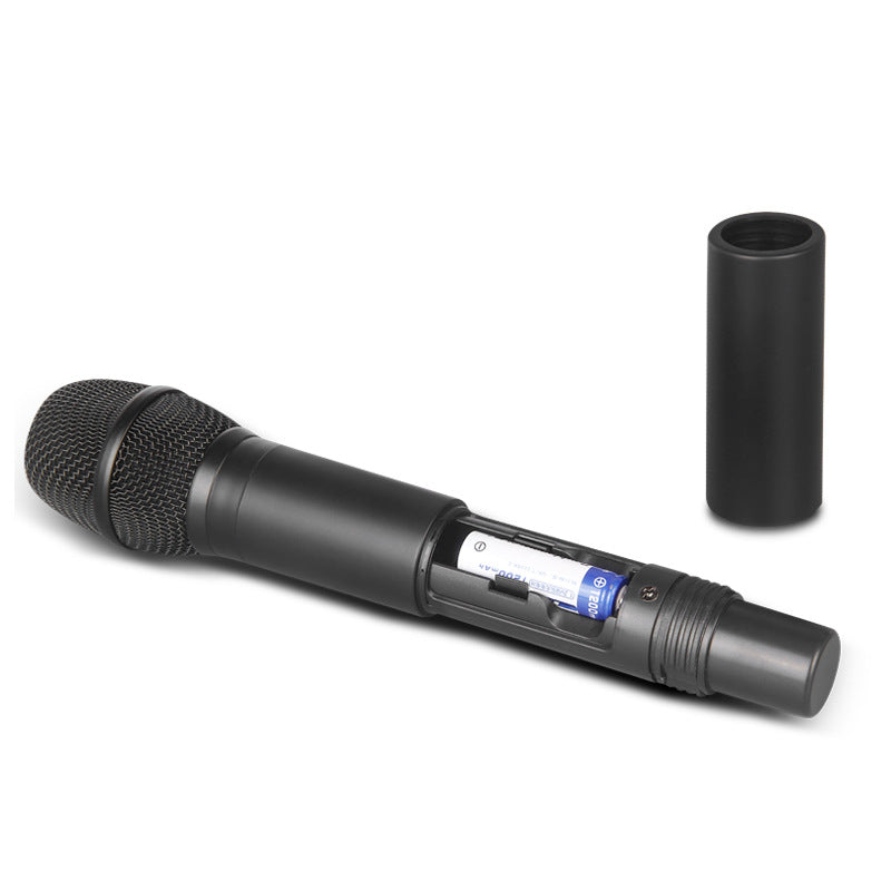 Un support deux microphone professionnel sans fil