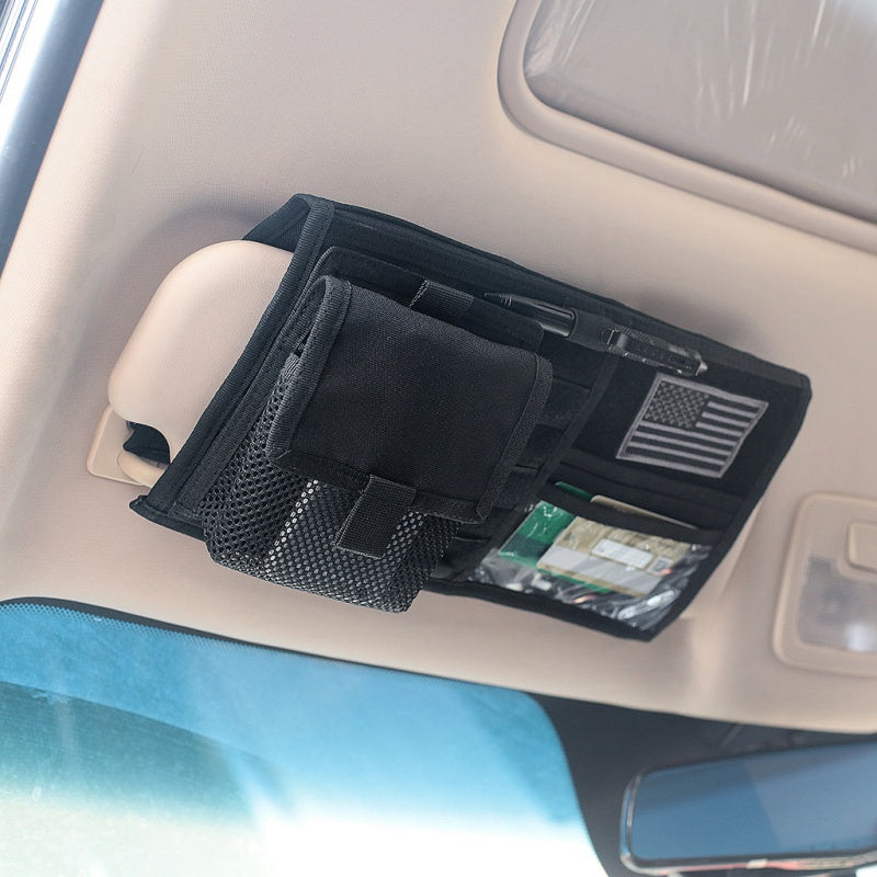 Panneau de véhicule camion voiture Sun Visor Organisateur CD Porte-bags Car Styling Hunting Accès