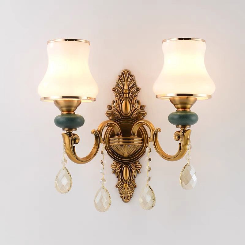 Céramique cristal mur sconce pour salon chambre et Villa côté lit