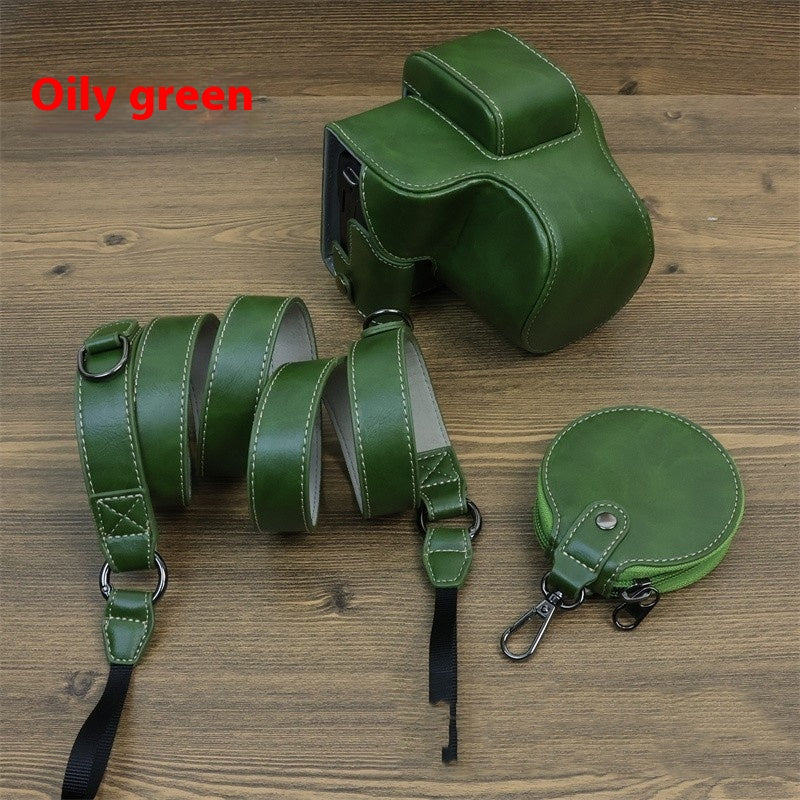 Convient pour Micro caméra unique Retro Oblique Camera Bag