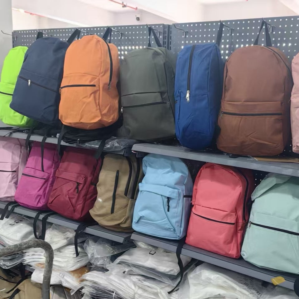 Sac à dos Oxford Casual étanche aux couleurs solides