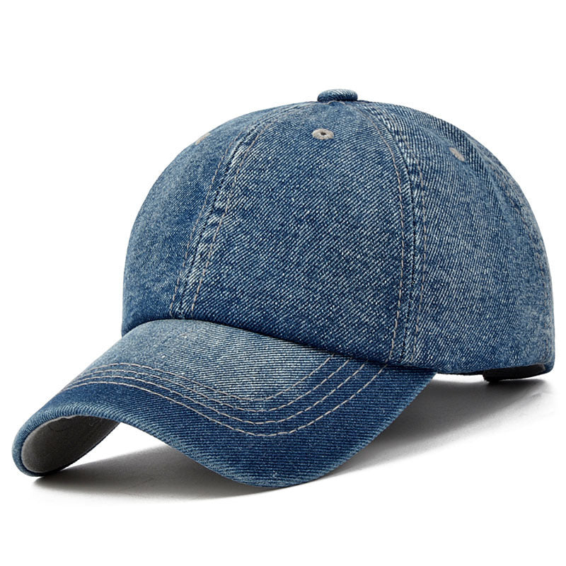 L'été hommes et les femmes identique toile de denim casual casual de baseball Cap pour Outdoor Retro Adju