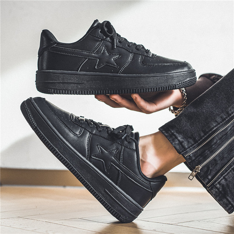 Sneakers casual blanc épais pour les hommes