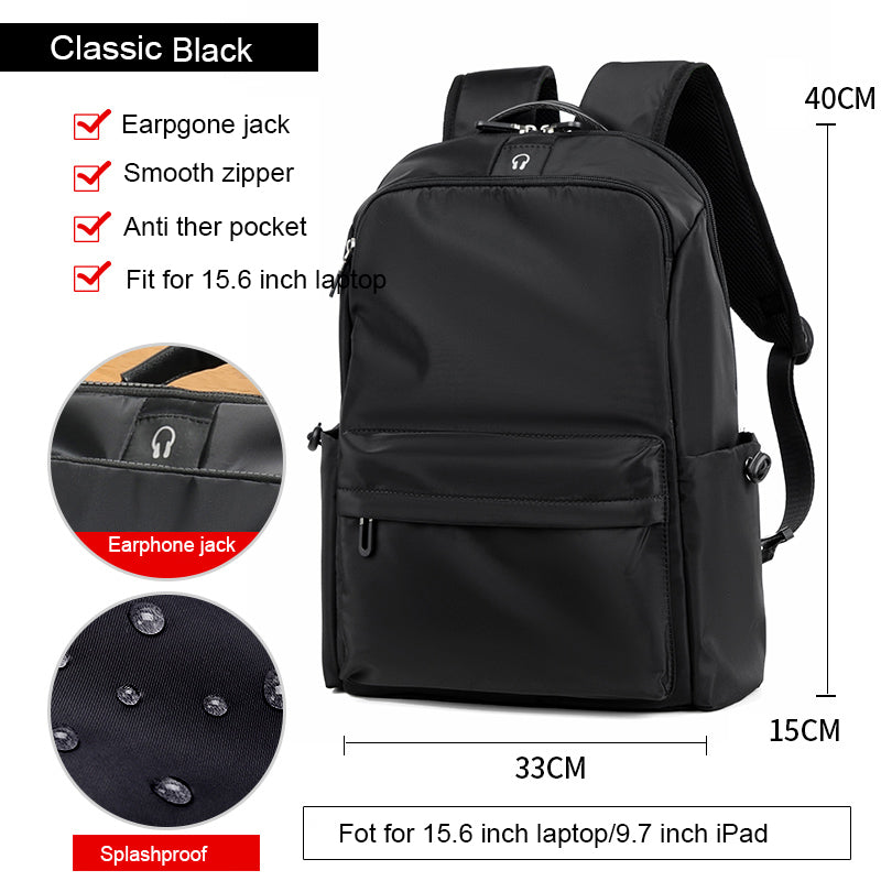 Mode simple sac de voyage Trendy Cool Male College Student Computer School Bag
