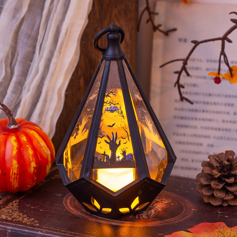 Décorations d'Halloween Kidsren Satchel Pumpkin Lantern Party Atmosphère Props Bureau Orne