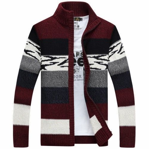 Chandail de cardigan épais pour hommes