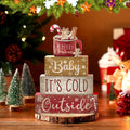 Décorations de table de Noël 4 PCS