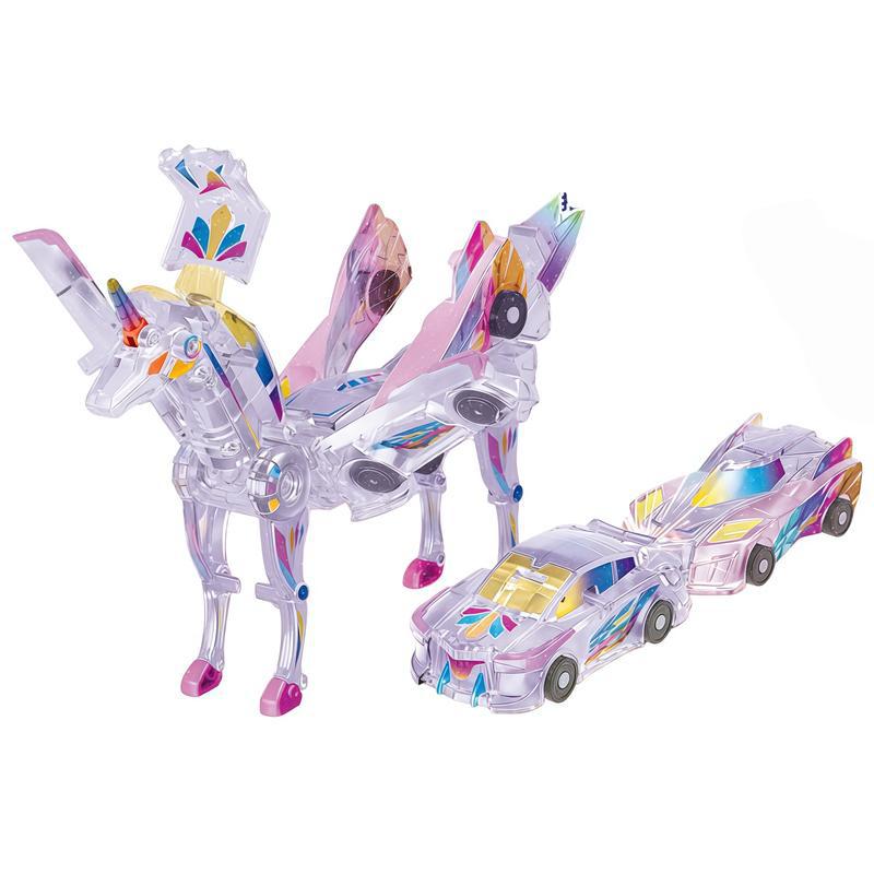 Treasure Car-Divine Toy Car Crash-and-Combine Transformer Robot Jouet Enfants