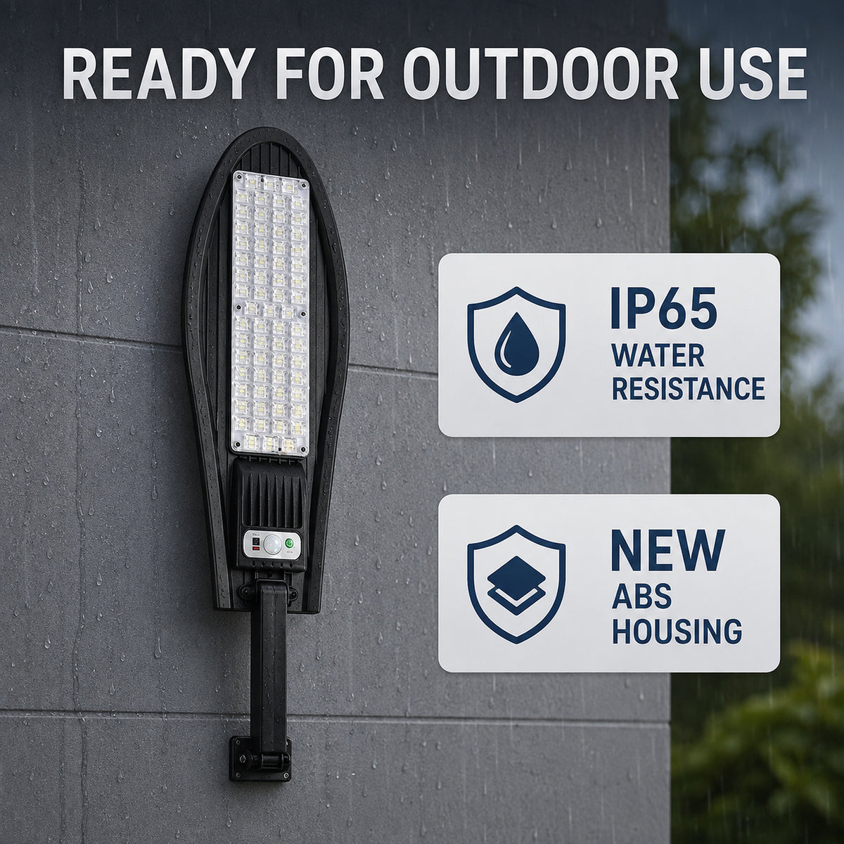 Solar Powered Motion Sensor Waterproof Garden Light W779A Pour la décoration de triage LED Landscap
