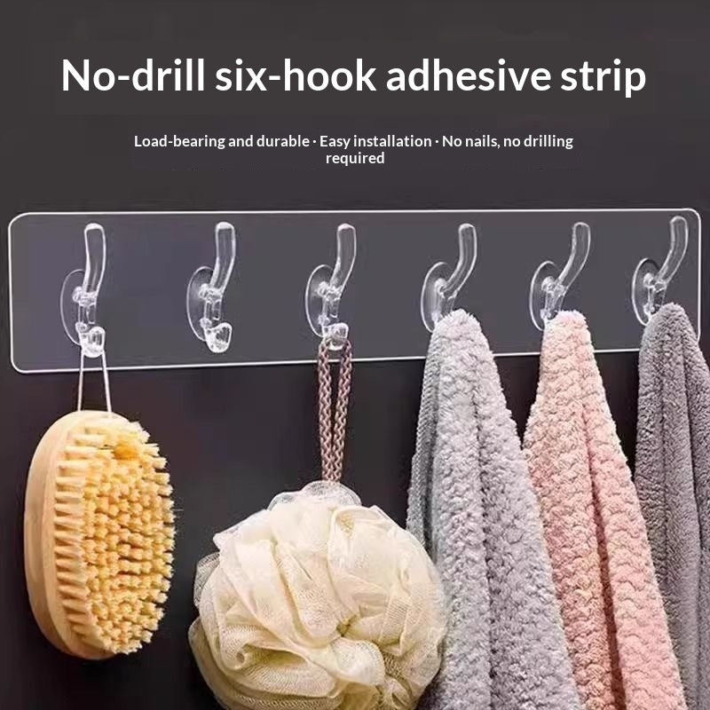 Crochets muraux sans perçage Crochets adhésifs multi-lignes forts laisser aucun marque