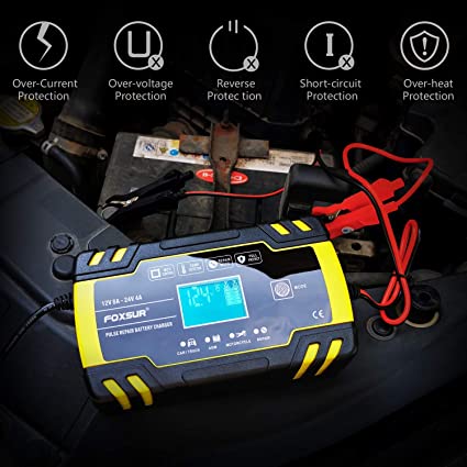 Chargeur de batterie de voiture de moto