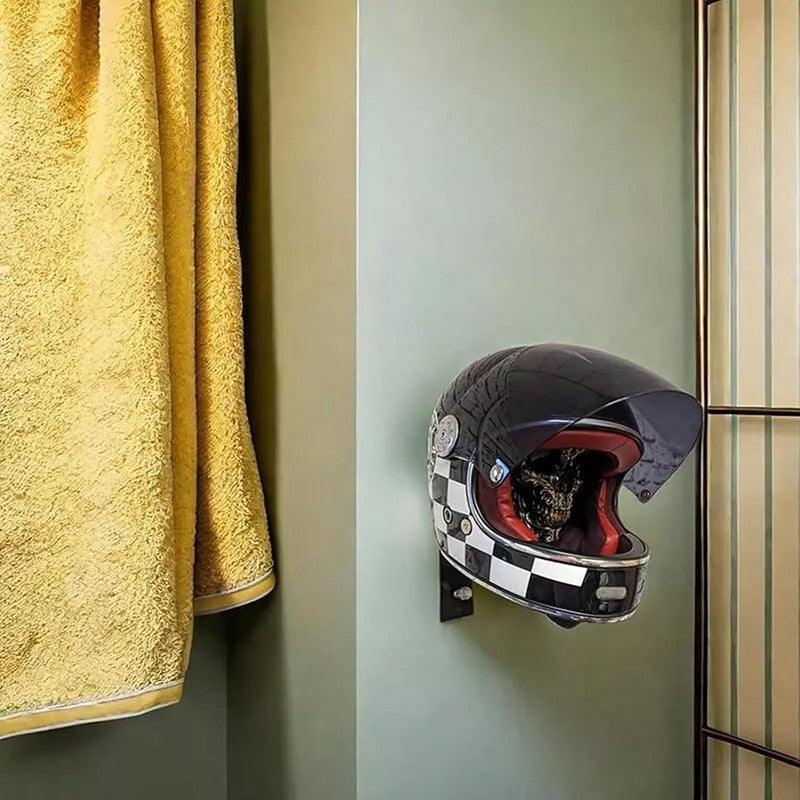 Porte casque de moto Rack Wall Mount Hat Stand Display Rack Skull Rack