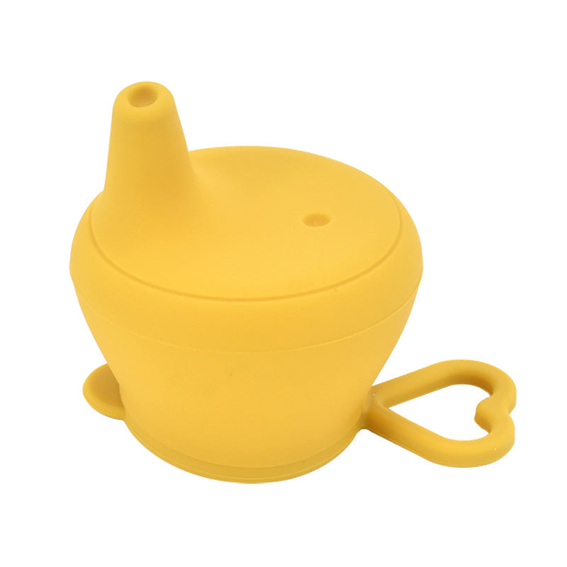 Baby Silicone Cup Lid Splash-proof Cover Fooding Cup Lid est libre de BPA