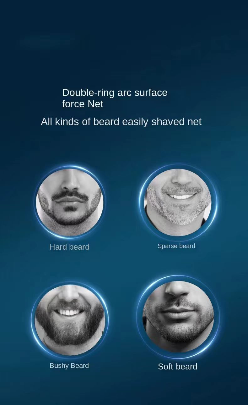 Rasoir électrique homme triple tête rasoir Voyage portable lavable