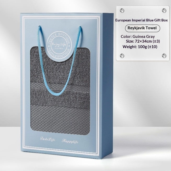 Ensemble de serviettes et de serviettes de bain avec logo personnalisable pour les cadeaux et souvenirs de retour